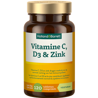 Holland & Barrett Vitamine C, D3 & Zink – 120 tabletten