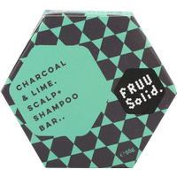 Fruu Solid Charcoal & Lime Scalp Shampoo Bar – 55g