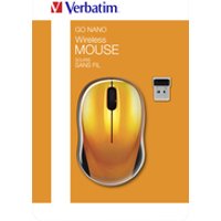 Verbatim Go Nano Maus Büro Beidhändig RF Wireless 1600 DPI