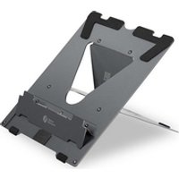 BakkerElkhuizen Ergo-Q 160 Laptop-Ständer Schwarz, Dunkles Grau 43,2 cm (17)