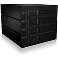 ICY BOX IB-564SSK 3x 5,25 Speicherlaufwerkbehälter Schwarz
