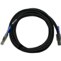 QNAP CAB-SAS30M-8644 Serial Attached SCSI (SAS)-Kabel 3 m Schwarz, Metallisch