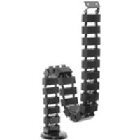 Equip 650808 Kabel-Organizer Flur Schwarz 1 Stück(e)