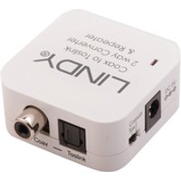 Lindy 70411 Kabeladapter Toslink RCA Weiß