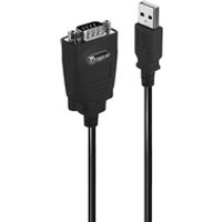 Lindy 42845 Serien-Kabel Schwarz 1 m