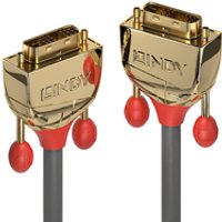 Lindy 36217 DVI-Kabel 20 m DVI-D Gold, Grau
