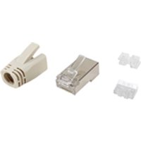 Equip Cat.6A RJ45 Geschirmter Stecker-Satz, 100 Stück pro Packung