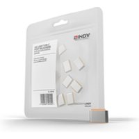 Lindy 40440 Schnittstellenblockierung USB Typ-C Orange Acrylnitril-Butadien-Styrol (ABS) 10 Stück(e)
