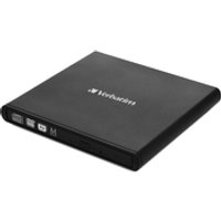 Verbatim External Slimline CD/DVD Writer Optisches Laufwerk DVD±RW Schwarz