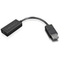 Lenovo 4X90R61023 Videokabel-Adapter 0,225 m DisplayPort HDMI Typ A (Standard) Schwarz