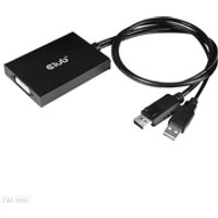 CLUB3D cac-1010 Displayport/usb DVI-I Daul link Schwarz, Weiß
