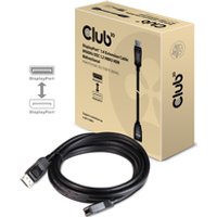 CLUB3D DisplayPort 1.4 Extension Cable 8K60Hz DSC 1.2 HBR3 HDR Bidirectional M/F 3m/9.84ft