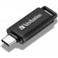 Verbatim Store ‘n‘ Go USB-Stick 64 GB USB Typ-C 3.2 Gen 1 (3.1 Gen 1) Schwarz Verbatim Store ‘n‘ Go USB-Stick 64 GB USB Typ-C 3.2 Gen 1 (3.1 Gen 1) Schwarz