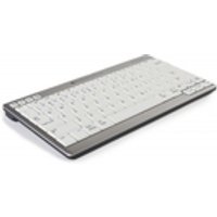 BakkerElkhuizen UltraBoard 950 Wireless Tastatur Büro Bluetooth QWERTY US Englisch Hellgrau, Weiß
