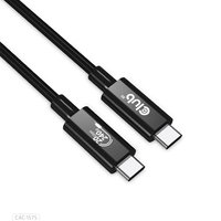 CLUB3D USB4 Gen2x2 Type-C Bi-Directional Cable 4K60Hz, Data 20Gbps, PD 240W(48V/5A) EPR M/M 2m/6.56ft