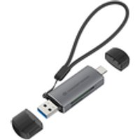 Conceptronic BIAN05G 2-in-1 Dual Plug Kartenleser USB 3.0, SD/MicroSD 3.0, UHS-I