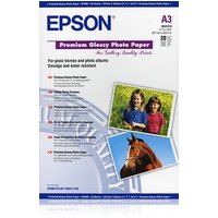 Original Epson Premium Glossy Photo Paper A3 255gsm (20sh)