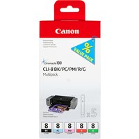 Original Canon CLI-8 Multi Pack (BK/PC/PM/R/G)