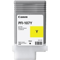 Original Canon PFI-107Y Yellow Ink Cartridge 130ml