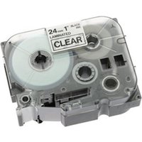 Original Brother P-Touch TZ151 24mm Tape - Black on Clear