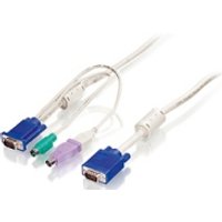 LevelOne 5m PS/2 und USB KVM Kabel