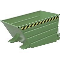 eurokraft pro, low front edge, capacity 0.5 m³, reseda green