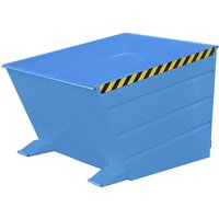 eurokraft pro low front edge, capacity 0.65 m³, low front edge, capacity 0.65 m³, light blue