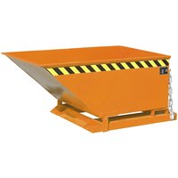 eurokraft pro low construction, capacity 0.4 m³, low construction, capacity 0.4 m³, orange RAL 2000