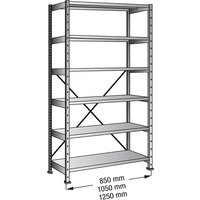 shelf width 1200 mm, 6 shelves, shelf width 1200 mm, 6 shelves, standard shelf unit, depth 800 mm