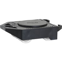 Wagner max. load 200 kg, pack of 4, panel Ø 60 mm, max. load 200 kg, pack of 4, panel Ø 60 mm, black, hard castors