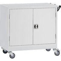 Mobile Cupboard | HxWxD 920 x 920 x 610 mm | Light Grey RAL 7035