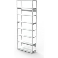 shelf unit height 2600 mm, shelf unit height 2600 mm, basic shelf unit, width x depth 760x300 mm