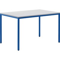 eurokraft basic HxWxD 720 x 1200 x 800 mm, HxWxD 720 x 1200 x 800 mm, top in light grey, gentian blue frame