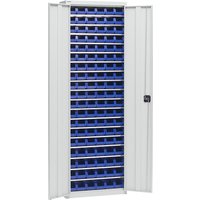 eurokraft pro height 2000 mm, 18 shelves, height 2000 mm, 18 shelves, light grey