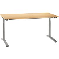 height adjustable 650 – 850 mm, height adjustable 650 - 850 mm, width 1600 mm, beech finish