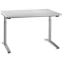 height adjustable 650 – 850 mm, height adjustable 650 - 850 mm, width 1200 mm, light grey