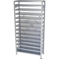 STEMO HxW 2100 x 1000 mm, HxW 2100 x 1000 mm, basic shelf unit, depth 300 mm, without bins