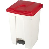 Probbax capacity 45 l, WxHxD 410 x 600 x 400 mm, capacity 45 l, WxHxD 410 x 600 x 400 mm, white, red lid