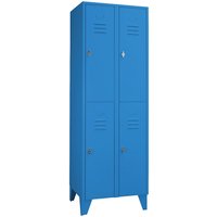 Wolf 2 compartments, 2 compartments, light blue, width 600 mm, flat roof shape