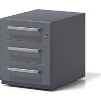 BISLEY HxWxD 495 x 420 x 565 mm, with grip, HxWxD 495 x 420 x 565 mm, with grip, charcoal