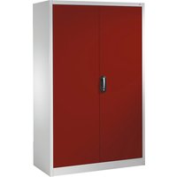 C+P WxD 1200 x 600 mm, WxD 1200 x 600 mm, light grey / ruby red