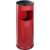VAR sheet steel, capacity 17 l, HxØ 610 x 250 mm, sheet steel, capacity 17 l, HxØ 610 x 250 mm, flame red