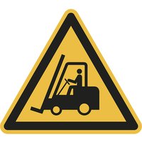 hazard: fork lift trucks and other industrial vehicles, pack of 10, hazard: fork lift trucks and other industrial vehicles, pack of 10, film, leg length 100 mm