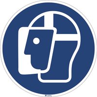 wear face shield, pack of 10, wear face shield, pack of 10, aluminium, Ø 200 mm