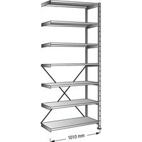height 2640 mm, shelf width 1000 mm, height 2640 mm, shelf width 1000 mm, depth 1000 mm, extension shelf unit
