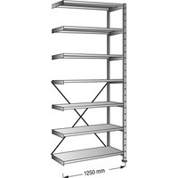 height 3000 mm, shelf width 1200 mm, height 3000 mm, shelf width 1200 mm, depth 200 mm, extension shelf unit