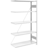 eurokraft pro shelf unit height 2000 mm, shelf unit height 2000 mm, extension shelf unit, shelf WxD 1000 x 500 mm