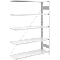 eurokraft pro shelf unit height 2000 mm, shelf unit height 2000 mm, extension shelf unit, shelf WxD 1300 x 500 mm