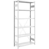 eurokraft pro shelf unit height 2500 mm, shelf unit height 2500 mm, standard shelf unit, shelf WxD 1000 x 500 mm