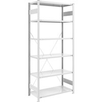 eurokraft pro shelf unit height 2500 mm, shelf unit height 2500 mm, standard shelf unit, shelf WxD 1000 x 600 mm